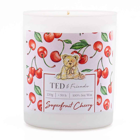 Ted&Friends Duftkerze Duftkerze Superfruit Cherry 220g