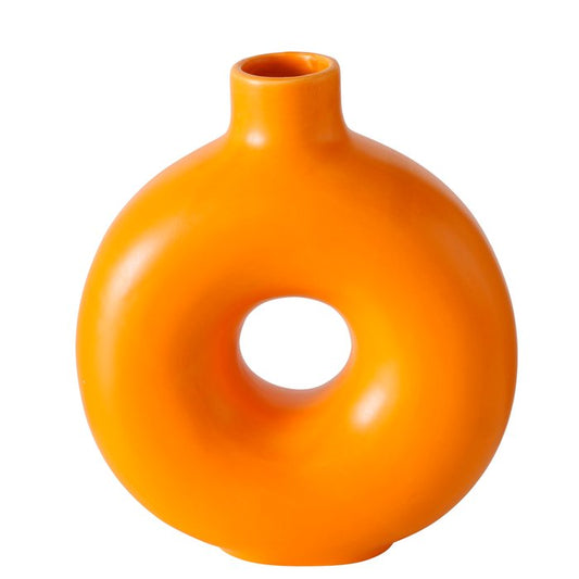 Vase Lanyo rund orange